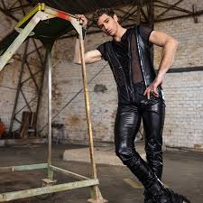 Mens Leather Trousers
